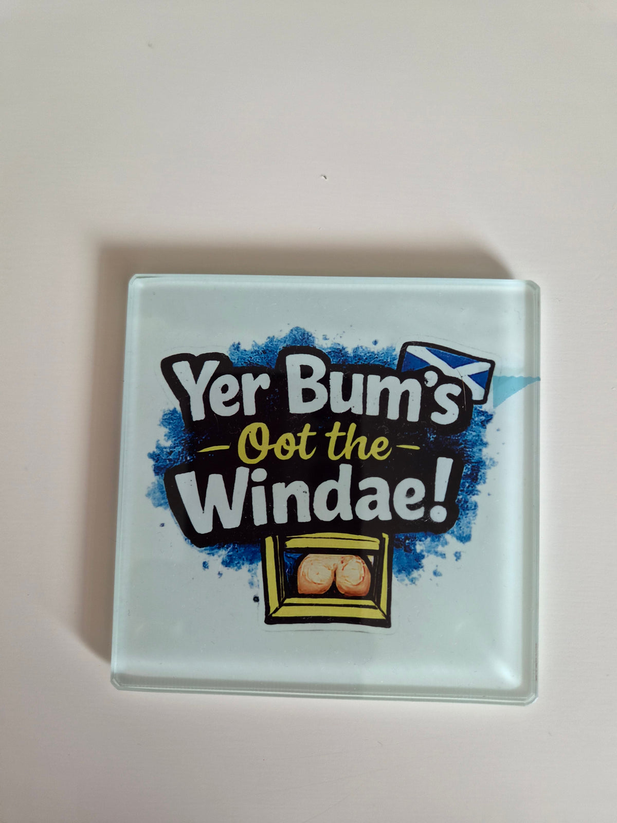 Scottish Patter Glass Coasters