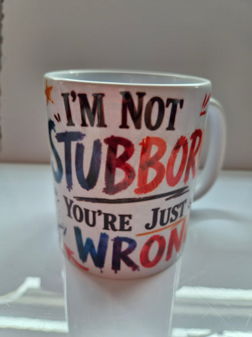 Highland Coo “I’m Not Stubborn” 11oz Mug 🐮🏴󠁧󠁢󠁳󠁣󠁴󠁿