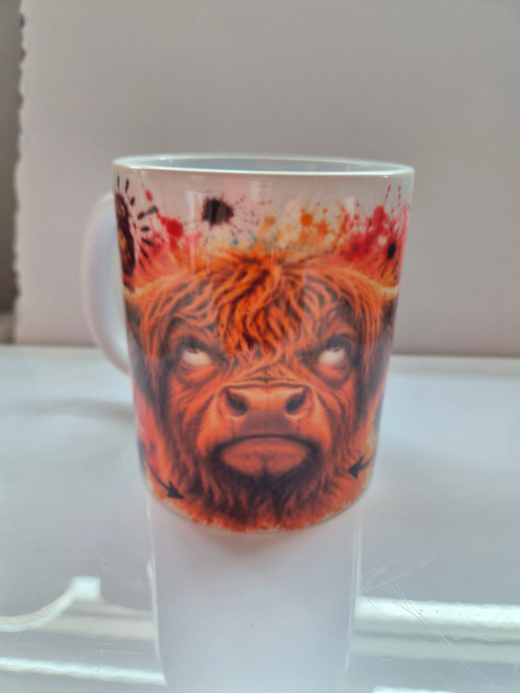 Calm Doon Highland Coo Mug – Funny Scottish 11oz Mug